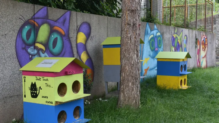 FOTO U Zagrebu prvo legalno hranili&scaron;te uličnih mačaka - evo i gdje ga možete naći!