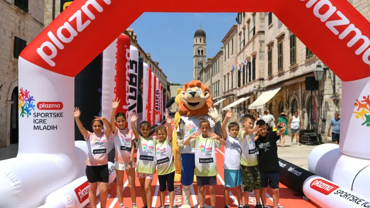 Na Stradunu otvorene 25. Plazma Sportske igre mladih