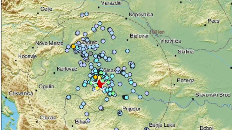 Umjeren potres magnitude 3,5 noćas uzdrmao petrinjsko područje: 'Streslo kao eksplozija'