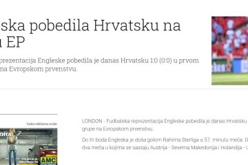 Srpski mediji nemilosrdni prema Hrvatima, evo što pišu nakon poraza Vatrenih