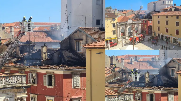 FOTO, VIDEO Zadarska apokalipsa: Vatrena stihija zahvatila nekoliko stanova, stanari evakuirani. Pogledajte najnovije fotografije