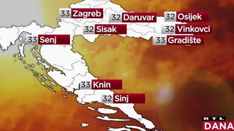 Hrvatska je danas gorjela na preko 30&deg;C. Ni&scaron;ta zato, narednih dana bit će i gore, evo gdje i koliko i kako da se pazite