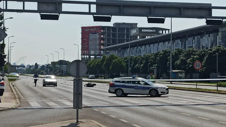 Tragični sudar u centru Zagreba, poginuli i biciklist i motociklist