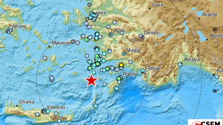 Udar potresa magnitude 5,7 probudio stanovnike jugoistoka Grčke