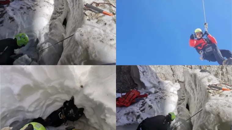 Neobična intervencija GSS-a: Spa&scaron;avali planinara kojeg je zatrpao snijeg! U lipnju!