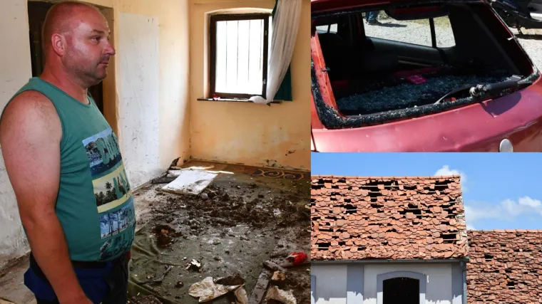 FOTO Pogledajte posljedice jučera&scaron;njeg nevremena u selu &Scaron;eovica i u prigradskim naseljima Požege