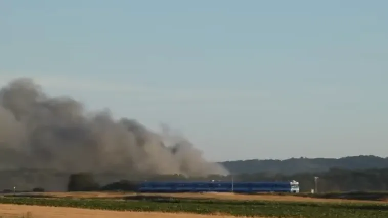 Požar u Virovitičko-podravskoj županiji: Gori neuredno odlagali&scaron;te komunalnog otpada u Pitomači