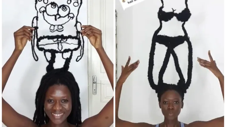 Očarala milijune: Stvara nevjerojatne 'skulpture' od vlastite kose; 'Kako može toliko dugo držati ruke u zraku?'