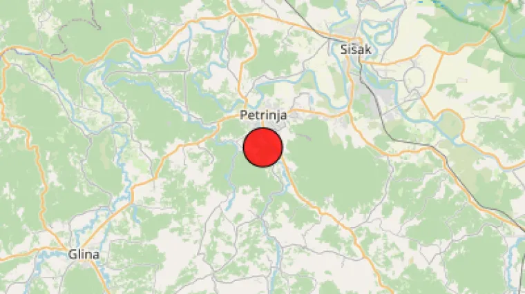 Nova dva potresa uzdrmala područje kod Petrinje: 'Taman sam se kao malo opustila i onda bum, zdrmalo je dosta'