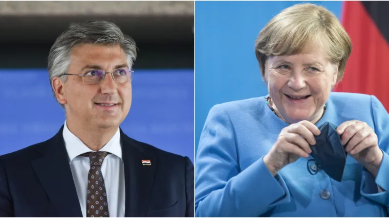 Plenković o 'velikoj prijateljici Hrvatske' Angeli Merkel: 'Ona je uvijek bila ta koja je rje&scaron;avala probleme'