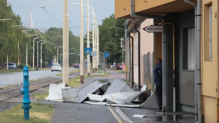 U Osijeku tijekom nevremena palo 90 litara ki&scaron;e po četvornome metru: 'Strahujem da će sutra biti i gore'