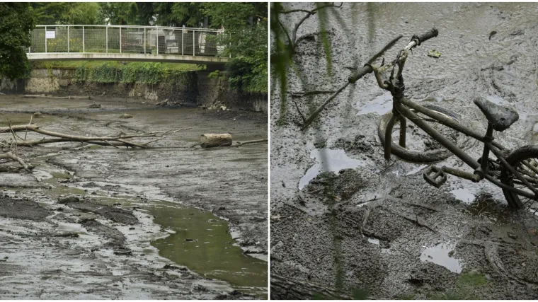 Počeli radovi u Maksimiru! Čistili mulj sa dna, a iz njega 'izronio' - stari bicikl!