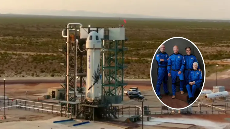 VIDEO Najbogatiji čovjek svijeta Jeff Bezos do&scaron;ao do ruba svemira i uspje&scaron;no sletio natrag na Zemlju