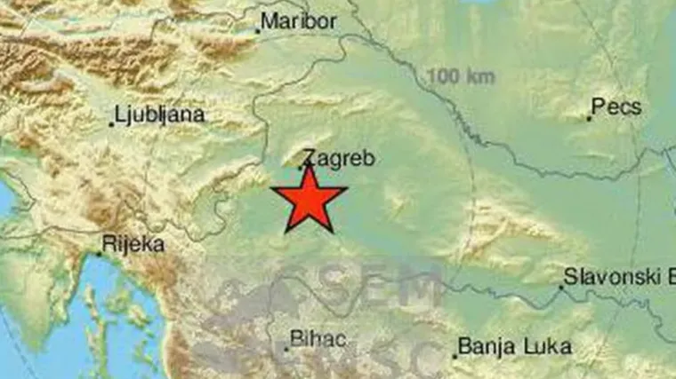 Prve procjene kažu da je jačina bila 2,9 stupnjeva po Richteru