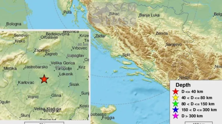 Tlo i dalje ne miruje: Potres magnitude 2,6 blizu Siska