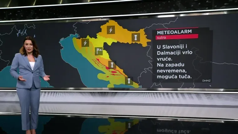 Ekstremnih vremenskih uvjeta u Hrvatskoj srećom nema, ali zato je bilo jako vrućih dana. Evo kad zavr&scaron;ava toplinski val