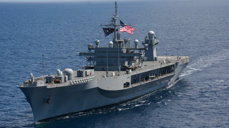 Zapovjedni brod 6. flote SAD-a u Splitu. Kapetan: 'SAD Hrvatskoj isporučio 4,5 milijardi kuna vojne pomoći u 10 godina'