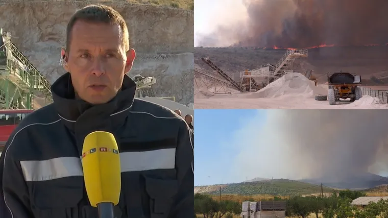 Vatrogascima u pomoć do&scaron;la vojska: 'Nastojim do noći privesti situaciju da koliko toliko bude povoljna'