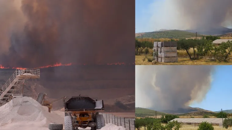 VIDEO Požar kod Trogira je 'van kontrole'! Gasi ga 170 vatrogasaca, tri kanadera i helikopter! 'Dosta pu&scaron;e, sve je puno dima'