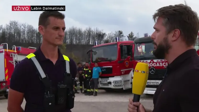 Najveći ovogodi&scaron;nji požar je pod kontrolom: 'Ako padne ki&scaron;a, to će nam uvelike pomoći'