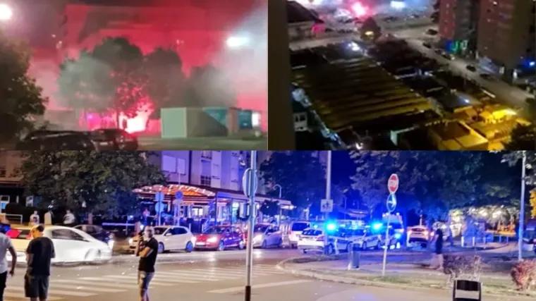 Pogledajte snimke tučnjave poljskih navijača i BBB-a u zagrebačkoj Dubravi: Mlatili se letvama, palicama, gađali stolovima...