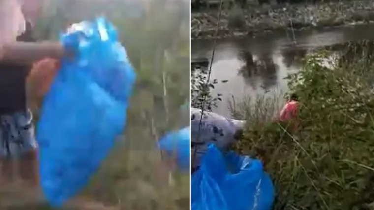 VIDEO Supružnici bacili smeće u rijeku, mje&scaron;tanin ih natjerao da ga pokupe: 'Nije ti ovo Germany'