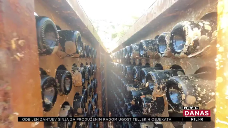 Vino odležalo u moru godinu ili dvije posebna je vinska priča: Ova atrakcija privukla je i ekipu RTL-a