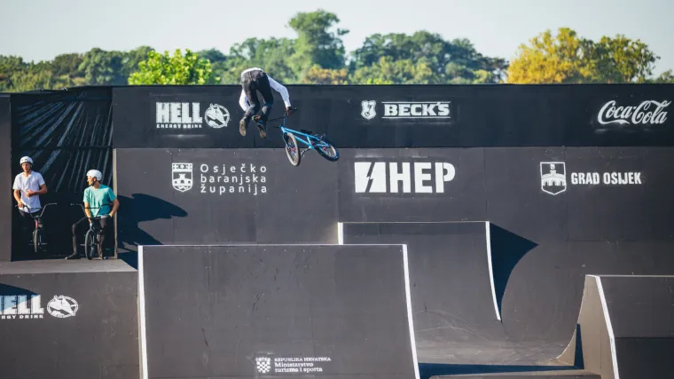 VIDEO spektakla u Osijeku: U najatraktivnijoj disciplini Pannonian Challengea - BMX Freestyleu pobijedio na&scaron; Marin Rante&scaron;!