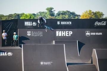VIDEO spektakla u Osijeku: U najatraktivnijoj disciplini Pannonian Challengea - BMX Freestyleu pobijedio na&scaron; Marin Rante&scaron;!