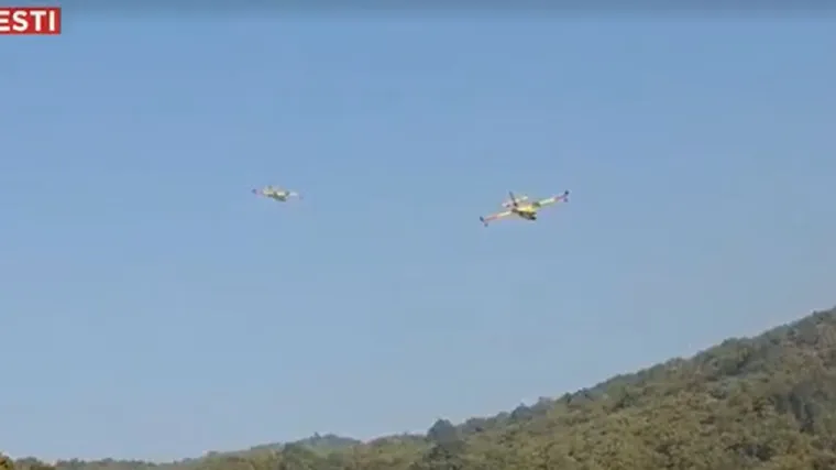 Hrvatski kanaderi u akciji su u Hercegovini: Pod nadzor stavljaju brojne požare