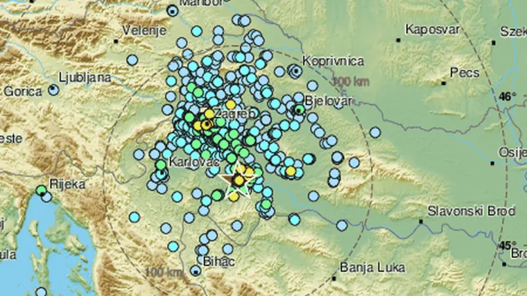 Potres jačine 4,2 po Richteru zatresao Baniju: 'Kontejner je i prije potresa &scaron;kripao, zemlja je podrhtavala od sinoć'
