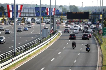 Pojačan promet na autocesti A1 između Lučkog i Karlovca, prema jugu
