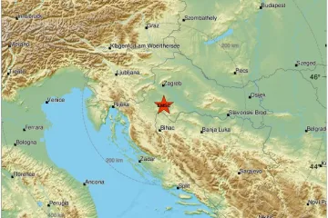 Umjeren potres kod Gline: Magnituda je iznosila 3,1 prema Richteru