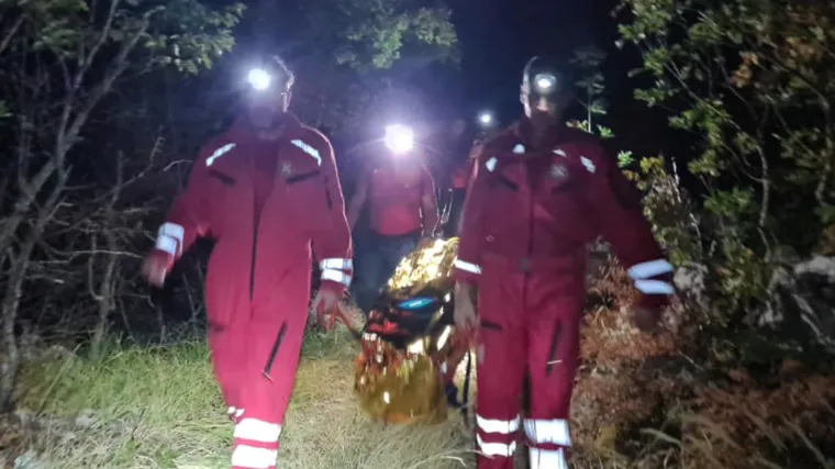 Makarski HGSS-ovci noćas su spa&scaron;avali mladića na planini: Bio je u jako lo&scaron;em stanju
