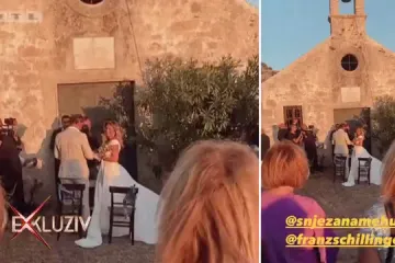 Udala se Snježana Mehun, a Franz je postao hrvatski zet: Doznajte kako je bilo na svadbi godine