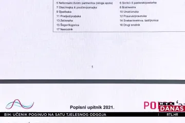 Popis stanovništva počinje za 3 dana