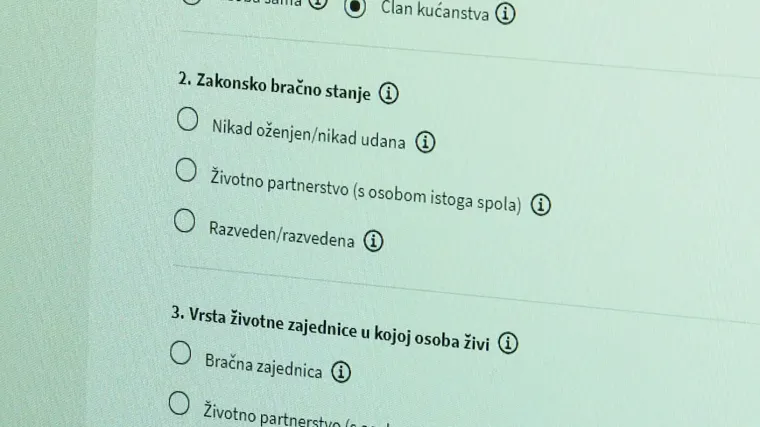 Od ponedjeljka ćete se moći sami popisati: 'Velika većina pitanja su pitanja na klik'