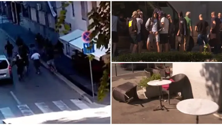 VIDEO RTL-ova ekipa na mjestu žestoke tučnjave Torcide i Armade u Rijeci: 'Bilo je pravo ratno stanje! Sve puno stakla, krv su ispirali &scaron;mrkovima'