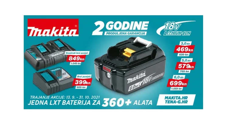 Jedna baterija za vi&scaron;e od 360 alata