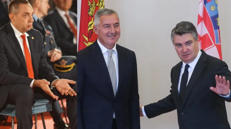 Niti ovaj put nije reagirao Vučić nego njegov ministar, te&scaron;ko je izvrijeđao Milanovića i Đukanovića