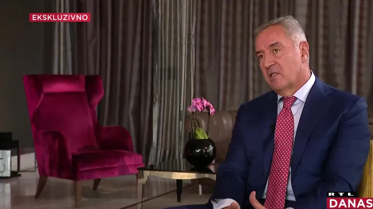 Predsjednik C. Gore za RTL: 'Srbiji je C. Gora kompenzacija za Kosovo, nezaobilazna za održanje ideje velike Srbije'
