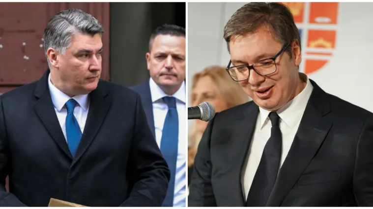 Vučić poručio da na Milanovićeve plitke i niske uvrede neće odgovarati uvredama: 'On je izbor građana Hrvatske i time njihova slika i prilika'