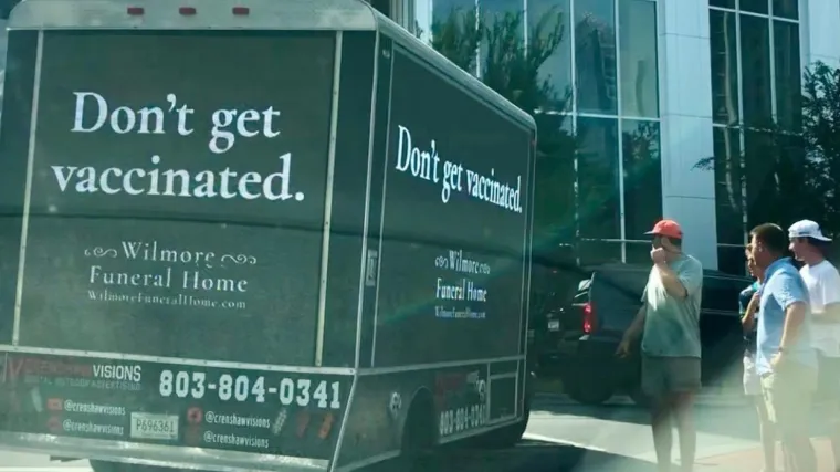 Možda je crni humor, ali ovaj oglas je privukao pažnju. Nije poruka antivaksera, nego pogrebnog poduzeća