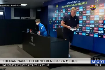 Koeman iznenadio sve, pročitao priopćenje i napustio konferenciju za medije