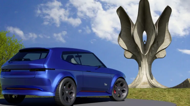 Ovaj koncept električnog Yuga izgleda odlično: Dizajner razmišlja o tome da ga razvije Rimac