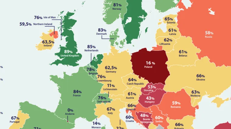 Međunarodni dan sigurnog pobačaja: Objavljena je interaktivna karta dostupnosti pobačaja, Hrvatska je u donjem dijelu ljestvice