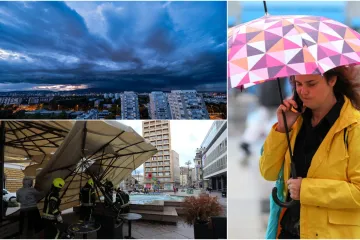 Kiša, orkanski udari bure, hladnoća, a prijete bujične i urbane poplave: 'Treba biti na oprezu!'