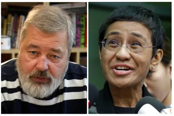 Nobelova nagrada za mir ide borcima za za slobodu govora - Mariji Ressa i Dmitriju Muratovu