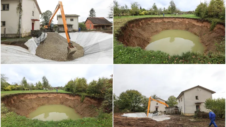 Na Banovini je počela sanacija vrtača: Radovi će trajati 30-tak dana, a ko&scaron;tat će 350 tisuća kuna