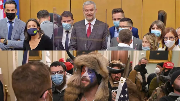 HDZ prosvjed oporbe u Saboru usporedio s upadom Trumpovih prista&scaron;a u Kapitol